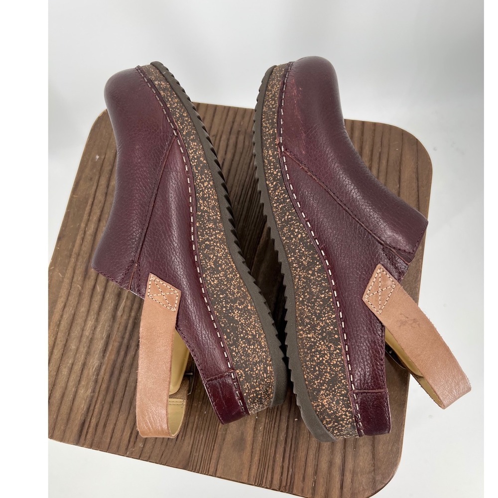 Dansko Merrin Milled Clogs Cordovan Burgundy Slingback 9605-815300 Size 39 - Picture 5 of 10